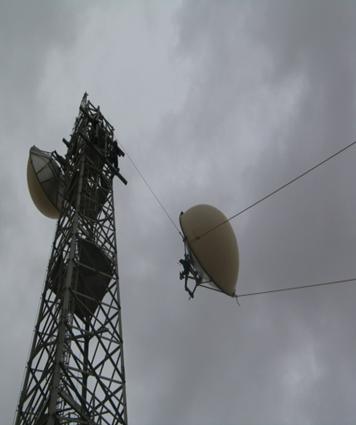 Montage des pylones CALZAVARA