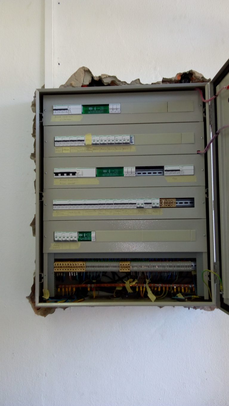 câblage armoire électrique industriel