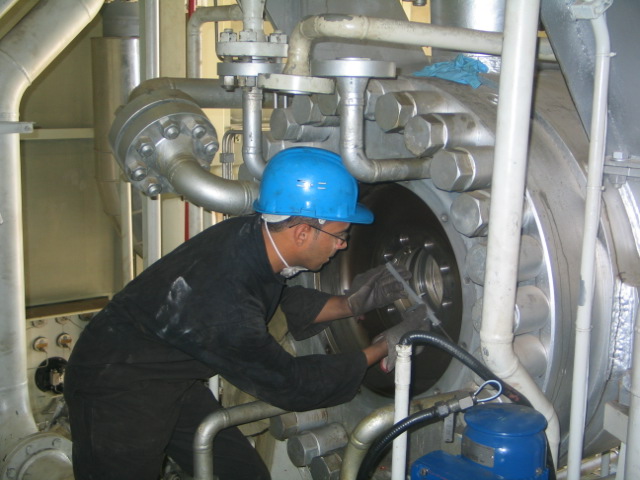 maintenance des turbines à gaz industrielle
